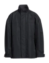 Burberry Ekd-embroidered High-neck Jacket In Black