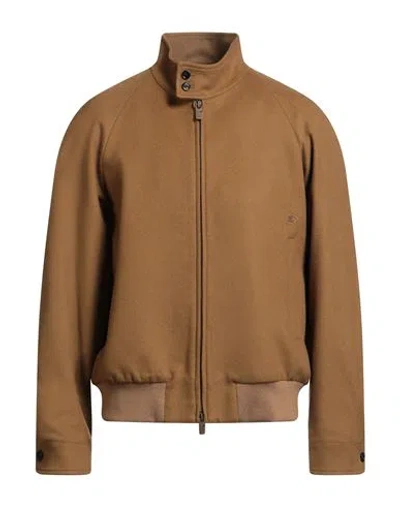 BURBERRY BURBERRY MAN JACKET CAMEL SIZE 44 CASHMERE