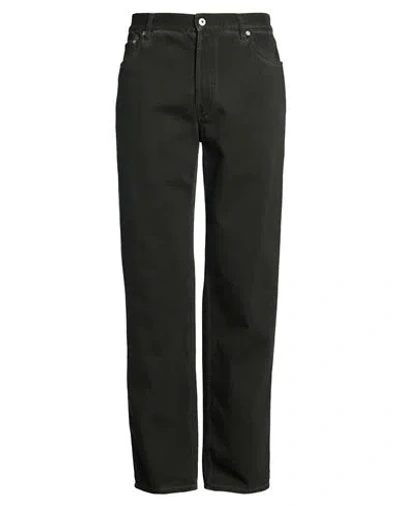 Burberry Man Jeans Dark Green Size 34 Cotton