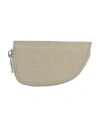 Burberry Man Key Ring Light Grey Size - Leather