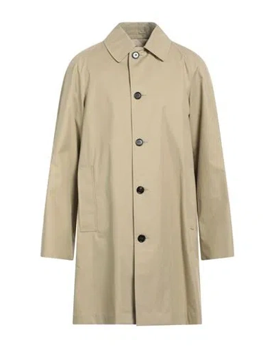 Burberry Man Overcoat & Trench Coat Beige Size 40 Cotton