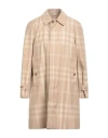 Burberry Man Overcoat & Trench Coat Beige Size 42 Cotton