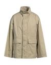 Burberry Man Overcoat & Trench Coat Khaki Size L Cotton, Polyester In Beige
