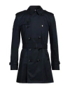 Burberry Kensington Heritage Medium And Long Style Windbreaker In Blue