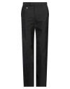 Burberry Suit Pants In Navy Blue Wool. Straight-leg Cut. Zippered Closure And Belt Clip. In Black