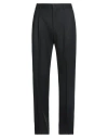 Burberry Man Pants Black Size 38 Wool In Black