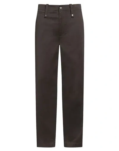Burberry Man Pants Dark Brown Size S Cotton