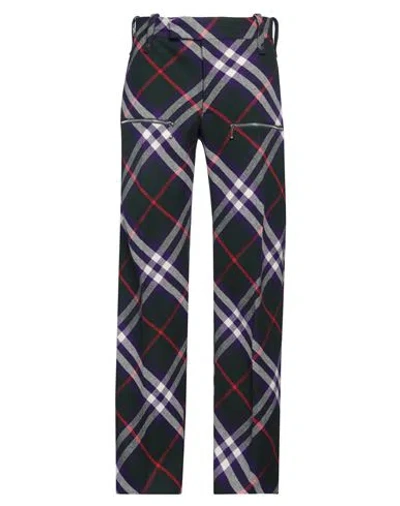 Burberry Man Pants Dark Green Size 34 Virgin Wool In Black
