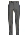 Burberry Man Pants Grey Size 38 Virgin Wool In Gray