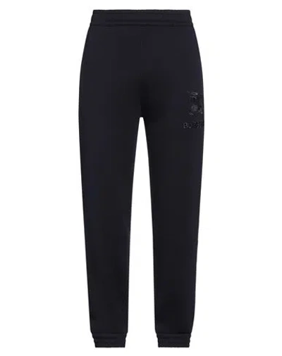 Burberry Man Pants Navy Size M Cotton In Navy Blue