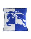 Burberry Navy & White Ekd Wool Cushion In Blue