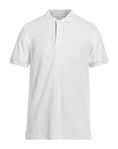 BURBERRY BURBERRY MAN POLO SHIRT WHITE SIZE M COTTON