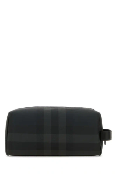 Burberry Man Printed Canvas Beauty Case In Multicolor