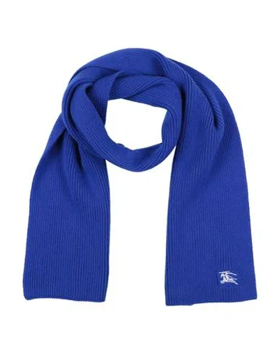 Burberry Man Scarf Bright Blue Size - Cashmere