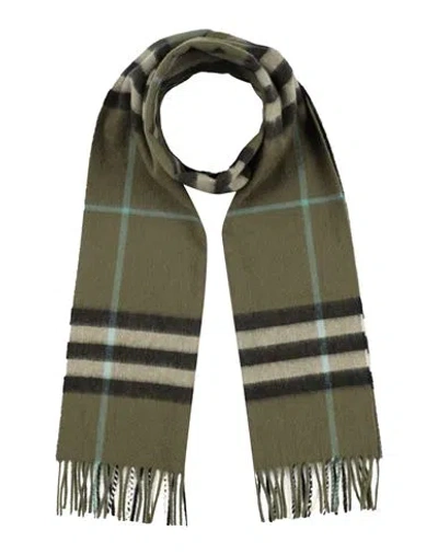 Burberry Man Scarf Military Green Size - Cashmere