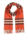 BURBERRY BURBERRY MAN SCARF RUST SIZE - CASHMERE