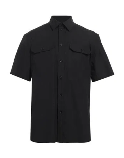 Burberry Man Shirt Black Size L Cotton