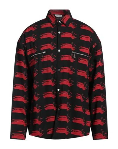 Burberry Man Shirt Black Size L Wool
