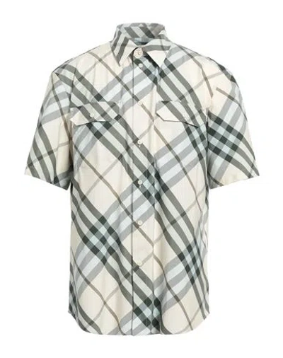 Burberry Short Sleeve Check Design Shirt In Multi