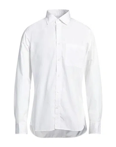 Burberry Man Shirt White Size 16 Cotton