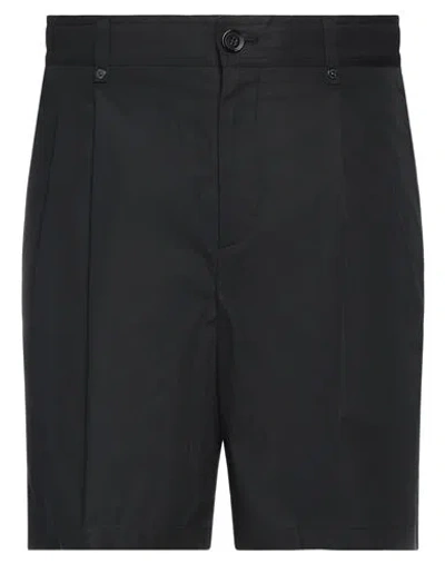 Burberry Man Shorts & Bermuda Shorts Black Size 38 Cotton, Polyamide
