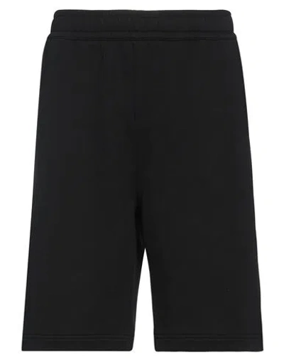 Burberry Man Shorts & Bermuda Shorts Black Size L Cotton