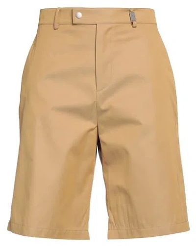 Burberry Man Shorts & Bermuda Shorts Camel Size 34 Cotton In Beige