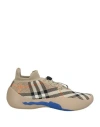 Burberry Sneakers Neptune Uomo Tessuto Beige/sabbia In Sand