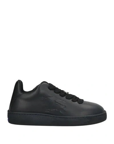 BURBERRY BURBERRY MAN SNEAKERS BLACK SIZE 7 CALFSKIN