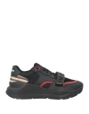 Burberry Vintage Check Ramsey Sneakers In Black