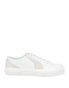 Burberry Man Sneakers White Size 13 Soft Leather In White