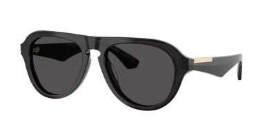 Burberry Grigio Acetate Sunglasses In Black