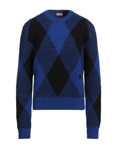 BURBERRY BURBERRY PRORSUM MAN SWEATER BLUE SIZE L WOOL