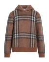 BURBERRY BURBERRY MAN SWEATER CAMEL SIZE L WOOL, MOHAIR WOOL, POLYAMIDE, CASHMERE