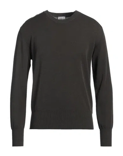 Burberry Man Sweater Charcoal Size L Wool In Grey