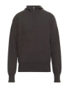Burberry Man Sweater Dark Brown Size L Wool In Brown