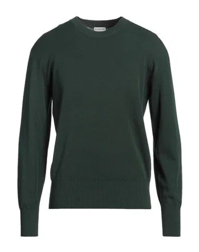 Burberry Man Sweater Dark Green Size L Wool