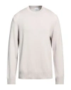 Burberry Man Sweater Light Grey Size L Cotton In Grey