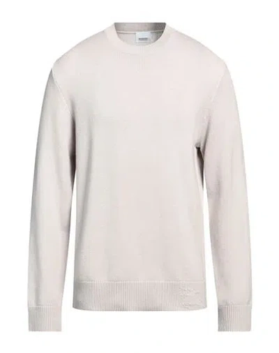 Burberry Man Sweater Light Grey Size L Cotton