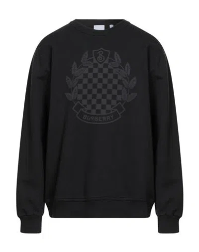 Burberry Man Sweatshirt Black Size L Cotton