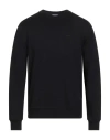 Burberry Man Sweatshirt Black Size L Cotton, Elastane In Black
