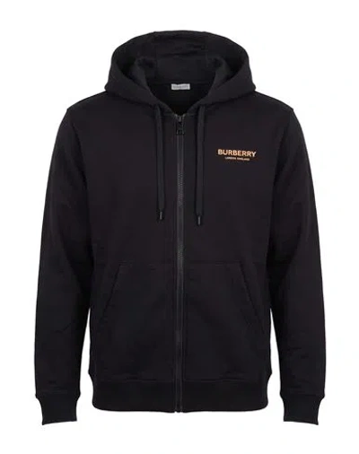 Burberry Man Sweatshirt Black Size Xs Cotton