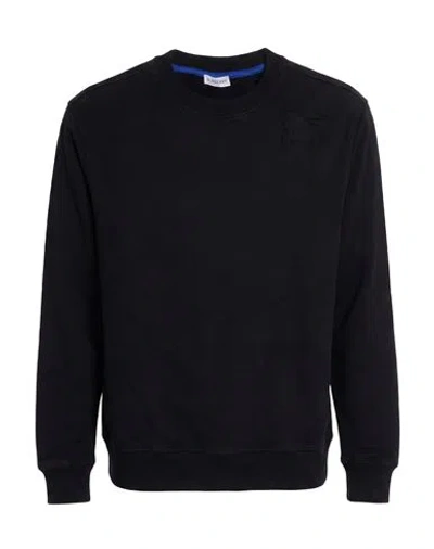 Burberry Man Sweatshirt Black Size Xs Cotton, Elastane