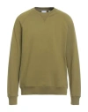 Burberry Man Sweatshirt Military Green Size S Cotton In Gray