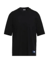 Burberry T-shirt With Round Neck And Short Sleeves In Black