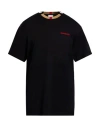 Burberry Item O-neck Short-sleeved T-shirt In Black