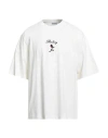 Burberry Logo Rose Cotton T-shirt In White