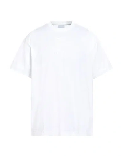 Burberry Man T-shirt White Size L Cotton