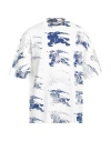 Burberry T-shirt With Ekd T-shirts White In White