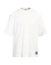 Burberry Cotton Crew Neck T-shirt With Logo Patch In White